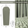 thumbnail image 2 of Nordic ultralight lined sleeping bag only 128g travel blanket with small packing inner sleeping bag suitable for backpacking, hostels, camping, 2 of 5