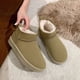 thumbnail image 4 of Botas de nieve de terciopelo con fondo grueso para mujer, zapatos de algodón informales y cálidos a la moda coreana para invierno para mujer, 4 of 6