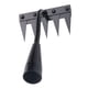 thumbnail image 5 of Rastrillo multiusos de metal para jardín, ideal para jardinería doméstica al aire libre. 5 consejos, 5 of 9