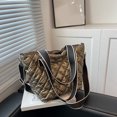 thumbnail image 2 of Bolsa Moda Rhombus Mujeres Crossbody Casual algodón acolchado Tote para viajes femeninos Ndcxsfigh Para Estrenar, 2 of 9
