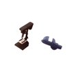 thumbnail image 1 of 1/64 Scale Car Repair Shop Layout Diorama Model Action Figures Toy Punch Pressure Clamp, 1 of 9