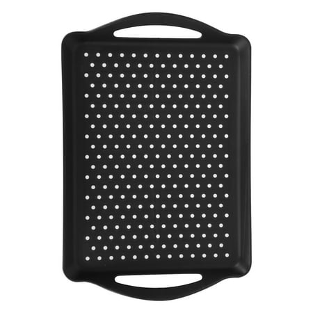 

FRCOLOR Snack Serving Tray Rectangular Earplugs Headphone Grips Black