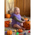 thumbnail image 5 of RUINIXCW Nebworn Baby Halloween Monster Costume Infant Baby Girl Boy Halloween Outfit Fall Winter Clothes Warm Plush Sleeveless Hood Romper Playsuit, 5 of 10
