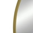 thumbnail image 3 of CC Home Furnishings Arch Top Metal Framed Wall Mirror - 36" - Gold, 3 of 3