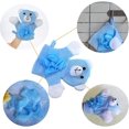 thumbnail image 4 of 4 Pcs/set Hand Puppet Bath Wash Mitt Towel, Kids Bath Sponge With Designs, Bath Toy For Children, 4 of 4