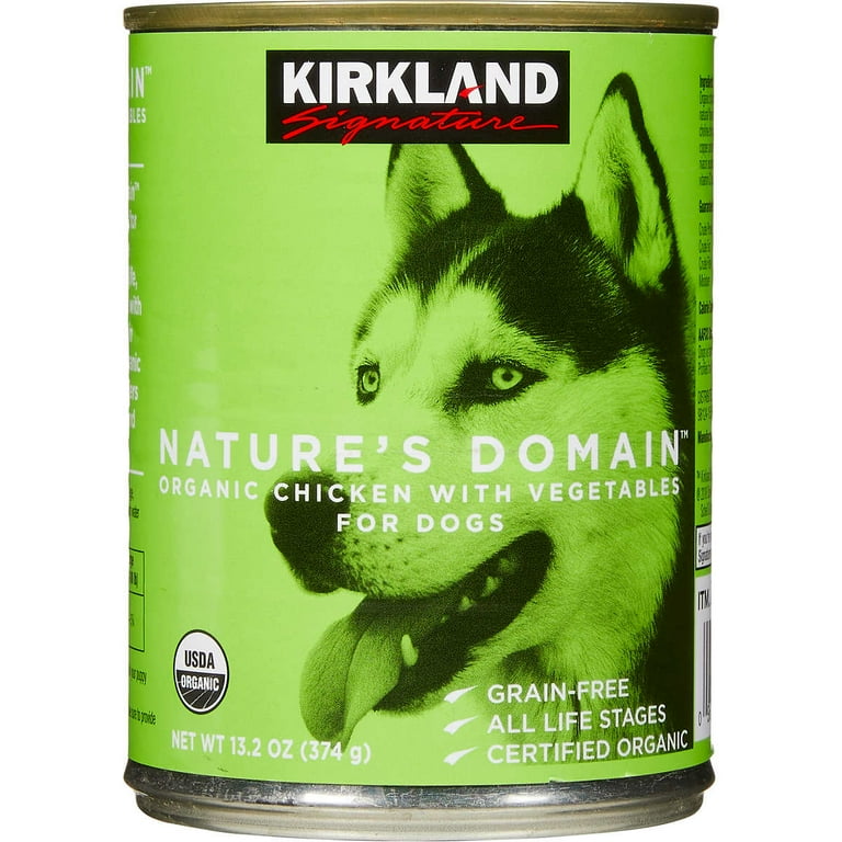 Kirkland Signature Nature's Domain Organic Chicken Pea Dog