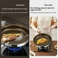 thumbnail image 4 of Non Stick Frying Pans, Hybrid Frying Skillets Nonstick with Lid, Durable Alloy Skillet With Smooth Ceramic, Dishwasher and Oven-Safe Chef Pan, 4 of 8