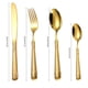 thumbnail image 2 of 1 Juego de cubiertos de acero inoxidable duraderos, cuchara, tenedores y cortador, suministros para el hogar HOMEMAXS 13599055-MX, 2 of 6