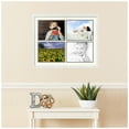thumbnail image 2 of ArtToFrames Collage Photo Picture Frame with 4 - 9x12 Openings, Framed in White with Off White and Black Mats (CDM-3966-3), 2 of 8