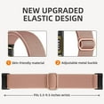 thumbnail image 3 of Comvin 4 Pack Compatible with Fitbit Charge 5 Bands / Fitbit Charge 6 Bands Women Men, Adjustable Stretchy Solo Loop Elastic Nylon Sport Strap, 3 of 6