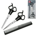 thumbnail image 1 of Haircut Scissors, Thinning Shears Ergonomic PP Handle Stylish  for Home, 1 of 8