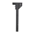 thumbnail image 4 of T Shaped Marking Ruler, Portable Accurate Aluminum Alloy Woodwork Ruler Black  for Carpentry, 4 of 8