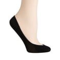 thumbnail image 2 of Hue Women's Cool Contours Low Cut Liners, Black, M/L, 2 of 2