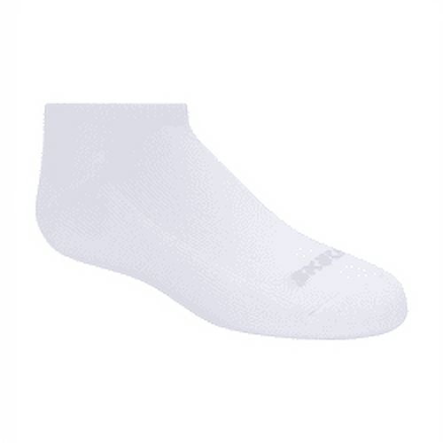 Skechers Kids Girls' 10 Pack 1/2 Terry No Show Socks, White/Grey, 7-8.5