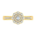 thumbnail image 3 of Diamond Halo Ring in 10K Yellow Gold (0.40 Carat) - IGI Certified (Ring Size 10), 3 of 5