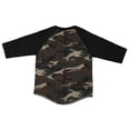 thumbnail image 3 of Hat and Beyond Kids Plain Raglan Baseball T-Shirt with 3/4 Sleeve, 3 of 4