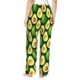 thumbnail image 3 of Balery Avocado print Women's Pajama Pants,Ultra Lightweight Pjs,Lounge Pant-X-Large, 3 of 9