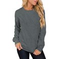 thumbnail image 1 of Sweat-shirt à Imprimé Léopard et à Imprimé Citrouille Sweat-Shirt Décontracté à Manches Longues Sweat-Shirts à Col Rond, 1 of 3