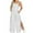 White, variant on aidice Summer Overalls for Women Casual Tie Adjustable Strap Backless Side Split Solid Color Pants Jumpsuits