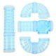 thumbnail image 1 of BESTYASH 1Jgo Exterior Para Jaula De Hamster En Plástico Azul Con Reforzado, 1 of 8