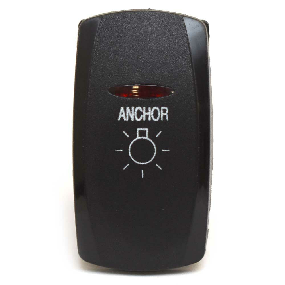 Carling On/Off Contura V Boat Rocker Switch | Anchor Light 3 Spade 12V