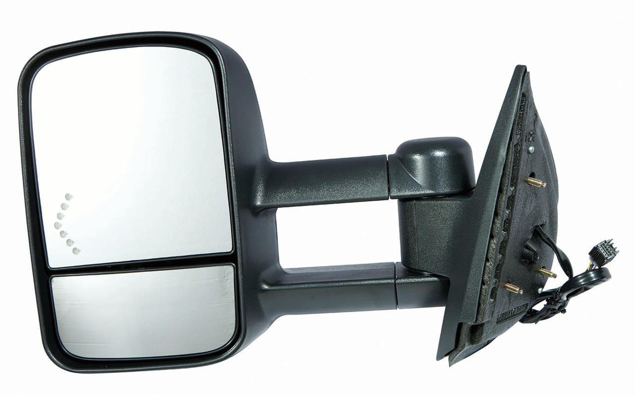 KarParts360: For 2009 2010 2011 2012 2013 GMC SIERRA 1500 Door Mirror - Driver Side (Textured 2011 Gmc Sierra Side Mirror Glass Replacement