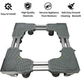 thumbnail image 6 of Upgrade Fridge Stand Mobile Base With 4 Locking Wheels And 8 Strong Feet Adjustable Furniture Dolly for Washer Dryer Washing Machine Stand Pedestal, Refrigerator Stand, 6 of 6