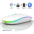thumbnail image 4 of Souris Sans Fil Rechargeable Bluetooth pour MacBook pro MacBook Air Ordinateur Portable Mac Chromebook Windows Notebook MacBook HP PC DELL, 4 of 10