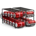 thumbnail image 1 of Sorbus Dispensador y Organizador de Bebidas con 12 Latas de Refresco, Color Negro (Paquete de 2), 1 of 7