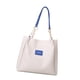 thumbnail image 4 of Bolso de mano para mujer, bolso de hombro, ligero, con cierre de cremallera, portátil, tipo hobo Blanco, 4 of 9