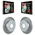 thumbnail image 1 of Genius Rear Coated Disc Brake Rotors Pair for Car Toyota Matrix Pontiac Vibe KG-100408, 1 of 9