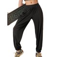 thumbnail image 3 of Wangscanis Women Sports Pants,Middle Waist Elastic Slacks, 3 of 7