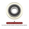 thumbnail image 4 of Unique Bargains PU Pulley Roller Bearing 6x19x5mm Polyurethane Coated Guide Wheel for Industrial, Green, 4 of 5