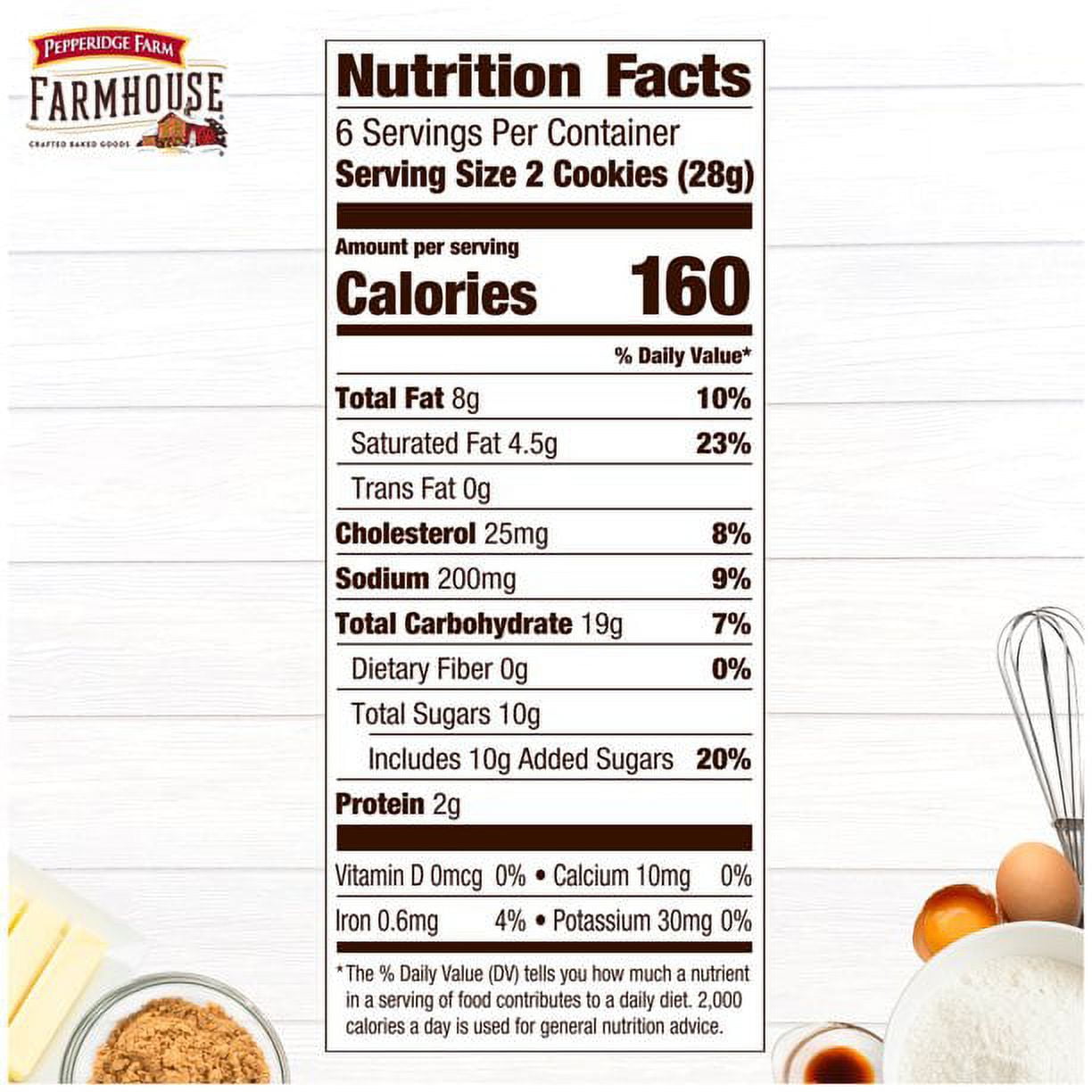 Pepperidge Farm Thin & Crispy Butter Pecan Farmhouse Cookies, 3-Pack