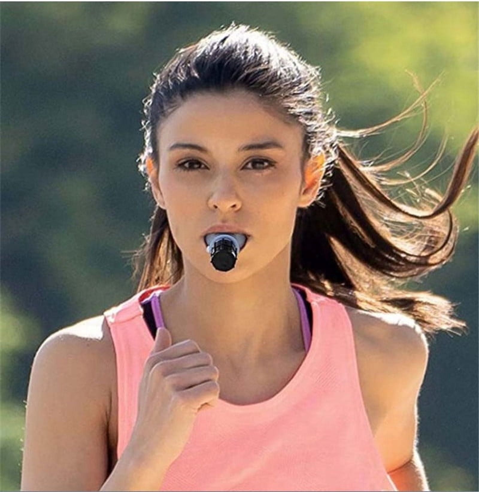 Oxyfit Entraîneur Respiratoire Portable – Résistance Réglable, Inspir/expir, En Silicone Et ABS, Pour Améliorer Capacité Pulmonaire, Idéal Pour Running, Vélo, Natation, Yoga