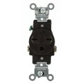 thumbnail image 1 of Leviton 5029 15 Amp 250 V cuerpo estrecho receptáculo único S 1 unidad (paquete de 1) marrón tostado, 1 of 1