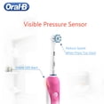 thumbnail image 5 of Cepillos de dientes eléctricos Oral B Pro2000, rotación sónica 3D, blanqueamiento dental, 2 modos, sensor de presión visible, recargable, resistente al agua, 5 of 5