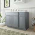 thumbnail image 5 of 51" Freestanding Bathroom Vanity Cabinet without Top in Smoky Gray, 5 of 6
