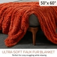thumbnail image 5 of Cheer Collection Soft and Furry Long Shaggy Hair Throw Blanket, 5 of 5