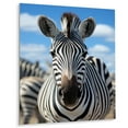 thumbnail image 2 of Designart "Africa Zebras euphony" African Metal Wall Decor, 2 of 5