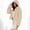 Khaki, variant on SwiftWear Women's Oversized Faux Fur Jacket Fashion Casual Fluffy Plush Hooded Coat Open Front Cardigan Warm Outerwear, Hot Pink