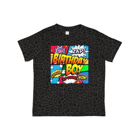 

Inktastic Birthday Boy Comic Book Gift Toddler Boy Girl T-Shirt