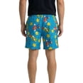 thumbnail image 4 of Mens Nintendo Mario Yoshi Pajama Sleep Shorts Loungewear Pockets Blue, 4 of 7