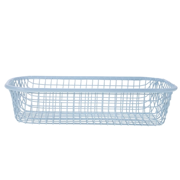 FESTFENDS Decorative Wire Metal Basket for Office, Bathroom, and Home Organization - Storage Basket 1 Pack