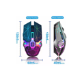thumbnail image 4 of Mouse Gamer Carga Inalámbrica Free Wolf X13 Star Black, 4 of 5