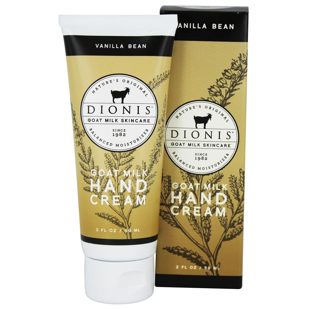 Dionis Goat Milk Skincare - Hand Cream Vanilla Bean - 2 oz. - Walmart.com - Walmart.com