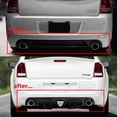 thumbnail image 4 of NINTE Rear Diffuser for 2012-2014 Chrysler 300 SRT Carbon Fiber Style With LED Brake Light, 4 of 8