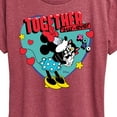 thumbnail image 3 of Disney - Together Fur Ever Minnie Figaro - Women's Short Sleeve Graphic T-Shirt, 3 of 5