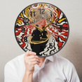 thumbnail image 6 of Yayeee Wall Clock Battery Operated 11.9" Silent Quartz Non-Ticking for Living Room Decor, Abstract Boat Ride, 6 of 8
