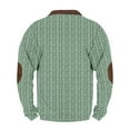 thumbnail image 4 of ZCFZJW Fashion Sweaters for Men Big and Tall Regular Fit Casual Long Sleeve Half Zip up Pullover Sweatshirts Loose Lightweight Athletic T-Shirts Tops L, 4 of 4